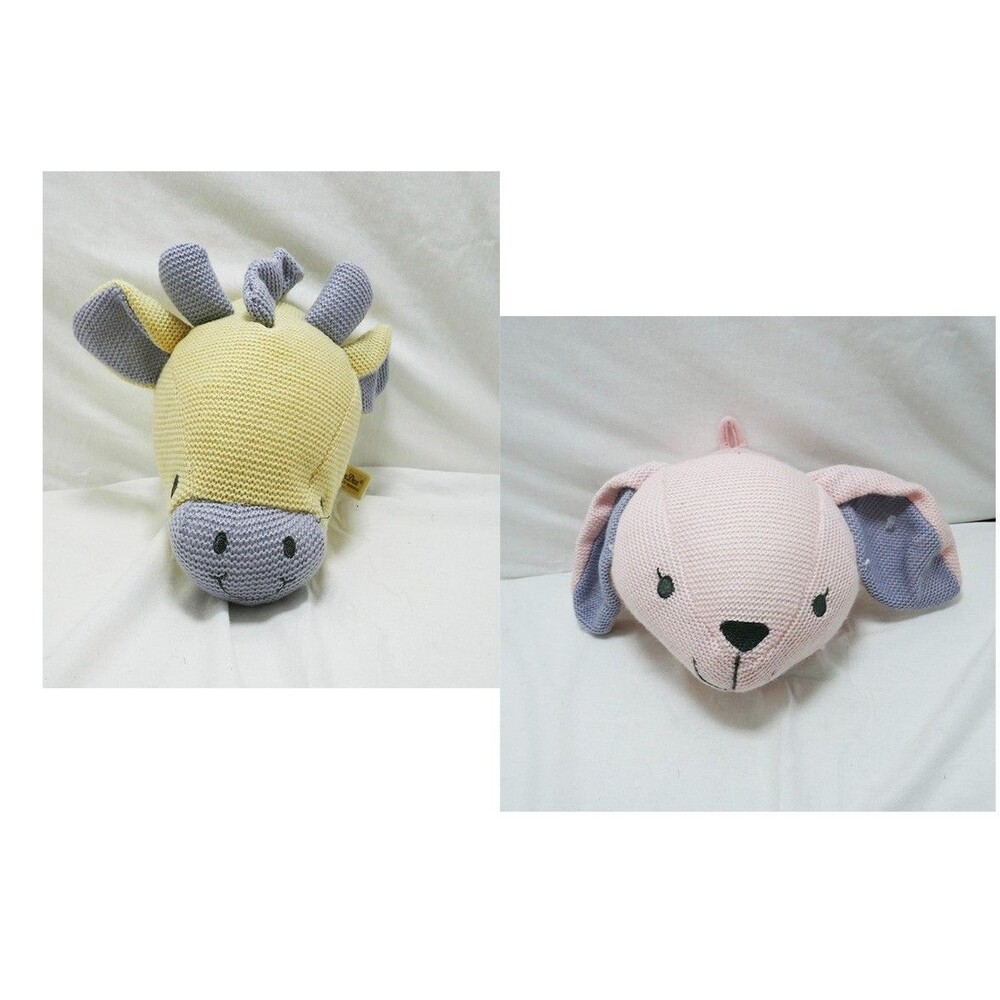 Dan Dee Collectors Choice Giraffe Rabbit Hanging Baby Toys Plush Stuffed Animals